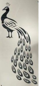 Plasma Laser Cut Single Peacock Dxf Svg Design Makerbhawan