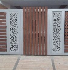 Ornamental gate design