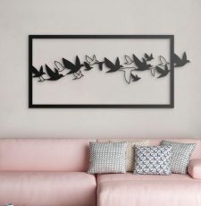 Flying bird wall art design