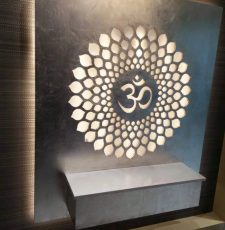 cnc wall art chakra om design