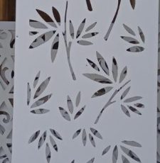 Leaf branches plate design