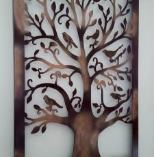 tree with bird wall art design