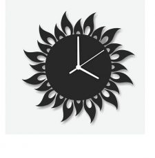Sunflower clock design