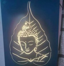 gautam buddha leaf vector design