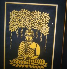 gautam buddha cutting and engraving design