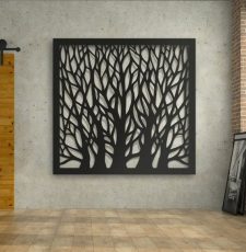 dry tree wall art design