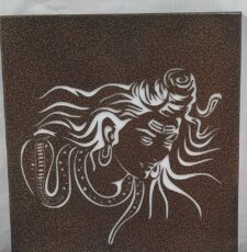 Shiva metal wall art design