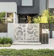 flower main metal gate design