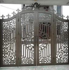 metal plate main gate design