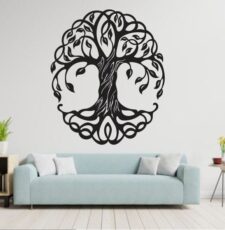 metal blossem tree wall art design
