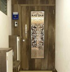 floral cnc door design