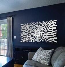 sun wave acrylic wall art