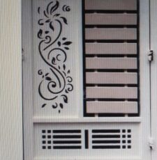 metal plate gate design