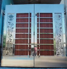 metal plate gate design