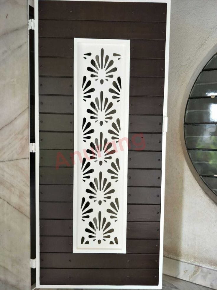 Modern Design Steel Safety Door Skin Stamped Molded Steel Door Skin ...