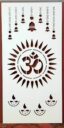 cnc plasma om chakra-bell-diya dxf/svg design – Makerbhawan