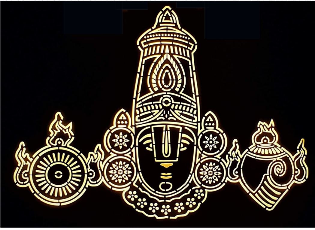 wallpics® God Tirupati Balaji - Lord Venkateswara swamy hindu Religious  canvas print for home d�cor II (60cm x 45cm) vasji5017-2 : Amazon.in: Home  & Kitchen