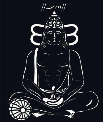 Indian God Hanuman with the Monkey Face Stock Vector - Illustration of  festival, design: 113151099