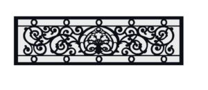 cnc plasma curl balcony grill svg/dxf design – Makerbhawan