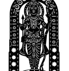 cnc Shree Ram lalla ayodhya dxf/svg design