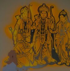 Cnc ram lakshman sita hanuman wall art dxf/svg design