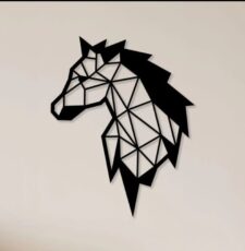 Cnc horse wall art svg/dxf file