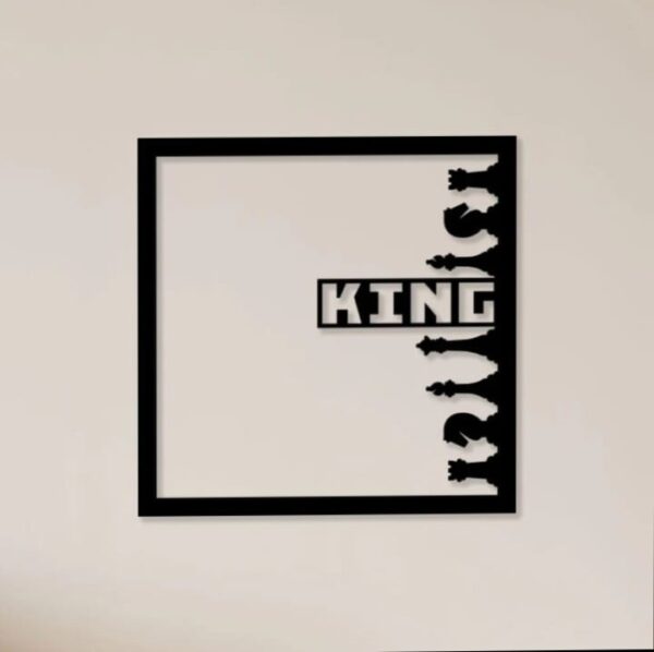 Cnc King Wall Art Svg Dxf File – Makerbhawan