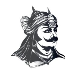 Cnc Maharana Pratap svg/dxf file