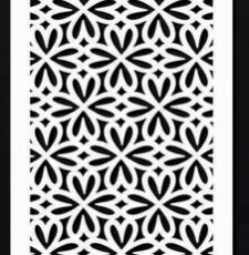 Cnc Flower Partition dxf/svg file