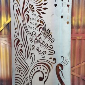 peacock gate design, more gate dxf file