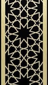 Cnc Flower Hexagon Jali dxf/svg file