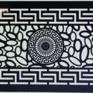 Cnc Grill Circle Jali Design dxf/svg file