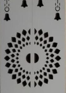 Cnc Temple Gate with Chakra dxf/svg file