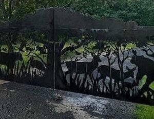 cnc animal gate jali svg/dxf file