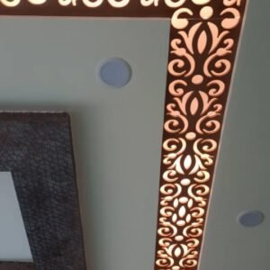 cnc curl with round jali svg/dxf file