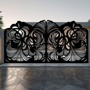 cnc flower gate jali svg/dxf file