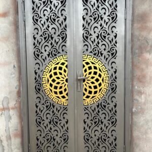 cnc round chakra with curl jali svg/dxf file