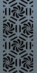 cnc round flower with hexagon svg/dxf file