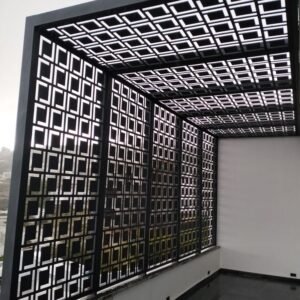 cnc square jali svg/dxf file