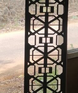 cnc square with octagon jali svg/dxf file