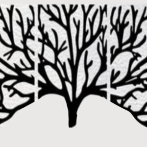 cnc tree art svg/dxf file