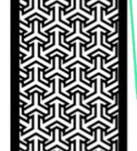 cnc triangle line jali svg/dxf file