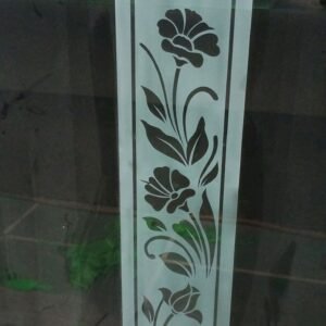 Cnc Floral Glass Jali Design dxf/svg file