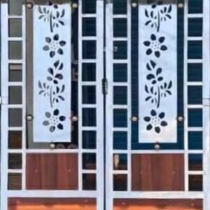 Cnc Flower Curl Door Jali Design dxf/svg file