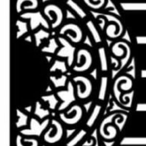 Cnc Half Circle Cakra dxf/svg file