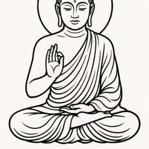 Cnc Lord Budhhaji Design dxf/svg file