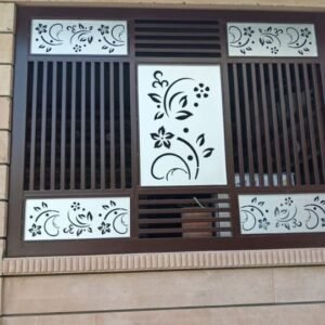 Cnc Main gate Curve Design dxf/svg file