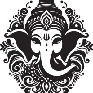 Cnc Ganesha dxf/svg file