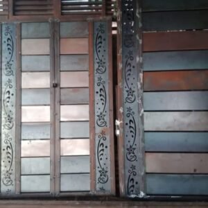 cnc curl with flower jali svg/dxf file