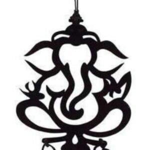 cnc ganpati frame jali svg/dxf file